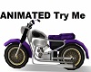 Motor Cycle Purple Ani