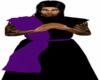black and purple toga