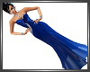SL Royal Blue Satin Gown