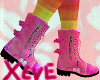 Cute Pink Boots