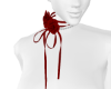 RED ROSE CHOKER
