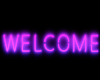 Neon Sign Welcome