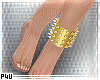 -P- Gold Ankle Cuff. L/F