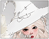 Oara witch hat - white