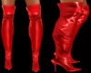 {EL}PVC boots Red