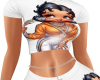 White Boop Top