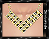 Z| Gold Stud Necklace