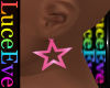 Pink Star Earrings DRV