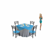 Blue Dining Table