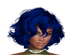 Duby short blue hair