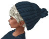 dark blue knit hat