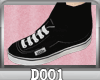 [D001]Vans Black Shoes
