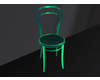 Green model chair 8 ps