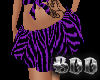BDD Purple ZebraSkirt
