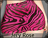 [JR] Pink Zebra Skirt L