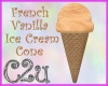 C2u~ French Vanilla Cone