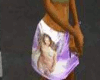 mini jupe violet fée