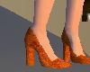 (PI) Orange shoes