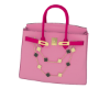 chain birk bag d/pink