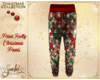 Print Holly Xmas Pants