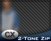[CX] 2-Tone-Zip |Blue|
