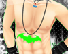 /!/ Bat Green necklace