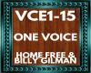 one voice VCE1-15