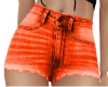 Orange Denim Shorts RLS