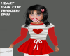 ANIMATED HEART HAIR CLIP