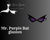 Mr. Purple Bat  Glasses