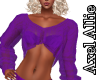 AA Purple Cropped Sweate