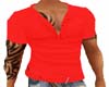 Red Male Muscle Shirt