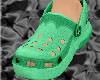 ~CROCS Green Shoes