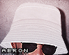 ae| White Bucket Hat