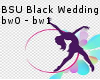 BSU Black Wedding Flag