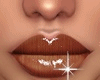 Brown Lips + Piercing