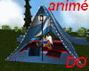 ANIMATED BLUE TENT