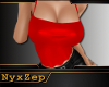 ! SEXY RED SILKY TOP