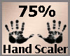 Hand Scale 75% F