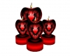 Red Heart Candles