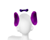 purple bunny ears