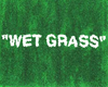 "WET GRASS" mat