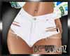 [BGD]Ripped Shorts-White