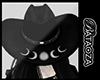 Gothic cowgirl hat 2