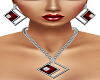 Red Manda Jewelry Set