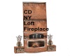 CD NY Loft Fireplace