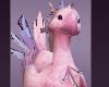 Pink Dancing Bird Fun Funny LOL Hilarious