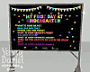 Kids Kinder Chalkboard