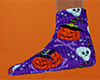 Halloween Socks flat 4 F