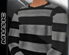 MC| Gray Striped Sweater